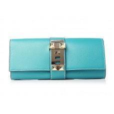 Bolso de mano Hermes Medor turquesa