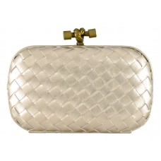 Bottega Veneta Absenta Intrecciato Ayers Knot Oro Claro