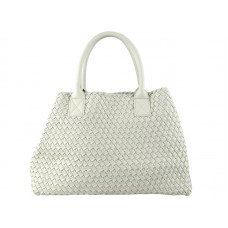 Bottega Veneta Barcelona Cabat Con Costuras Beige