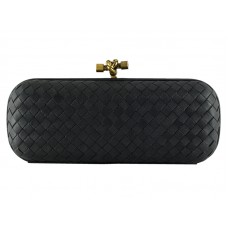 Bottega Veneta Empire Intrecciato Ayers Nudo elástico Negro