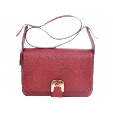 Bolso de hombro Fendi Chameleon rojo