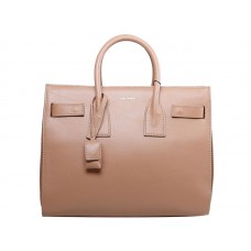 Bolso tote Yves Saint Laurent Sac Du Jour en piel original color albaricoque