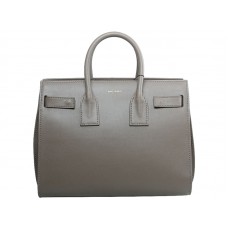 Bolso tote Yves Saint Laurent Sac Du Jour en cuero caqui original