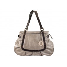 Bolso de hombro grande Fendi Grande gris