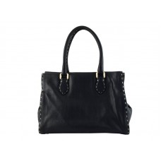 Bolso Fendi Saddle Firenze de piel suave, mediano, negro