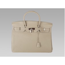 Hermes Birkin 40cm Togo Cuero Gris Tourterelle