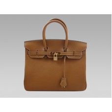 Hermes Birkin 30 Togo Cuero Marrón