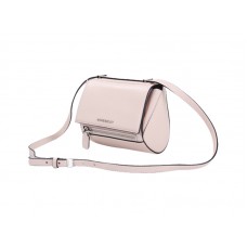 Bolso mini Pandora Box de Givenchy en rosa claro