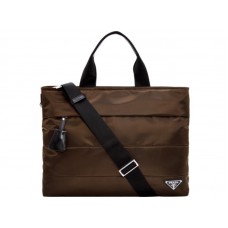 Bolso tote Prada Tessuto marrón