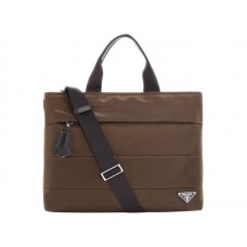 Bolso tote Prada Tessuto verde oliva