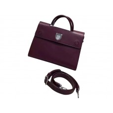 Dior Bolso Diorever Noisette Prestige Piel de becerro Burdeos