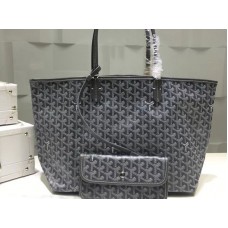 Bolso Goyard Saint Louis Tote Mm Gris Oscuro