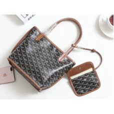 Tote Goyard Anjou Reversible Mini negro marrón