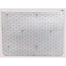 Goyard Chevron Senat Pochette Gm Blanco sar0201499