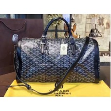 Goyard Goyardine Croisiere 45 Azul oscuro con ribete de piel azul oscuro 2309-2