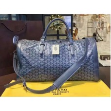 Goyard Goyardine Croisiere 45 Gris Con Adornos De Piel Gris 2309-4