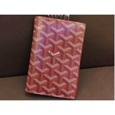 Porta Pasaporte Goyard Goyardine Rojo