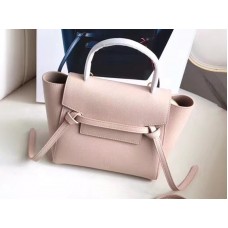 Riñonera Celine Micro de piel de becerro granulada rosa