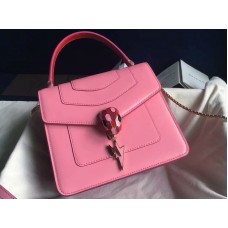 Bvlgari Flap Cover Serpenti Forever 18cm Piel de becerro Rosa