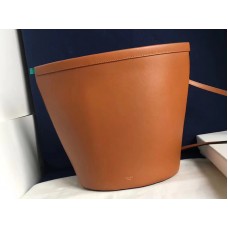 Bolso de mano Celine Claps de piel de becerro en color camello