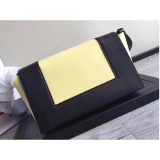 Bolso de hombro Celine de tamaño mediano, color amarillo y negro