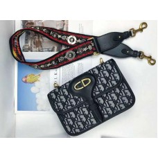 Bolso bandolera Dior Dioraddict azul m5036c
