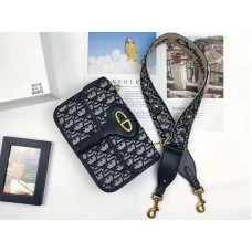 Bolso bandolera Dior Dioraddict azul m5036a