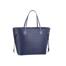 Louis Vuitton Epi Leather Neverfull Mm Azul Oscuro