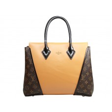 Bolso Louis Vuitton W Monogram y piel GM Camel