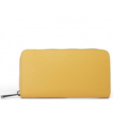 Organizador de piel con cremallera Epi de Louis Vuitton, amarillo