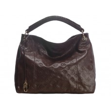 Louis Vuitton Monogram Piel de serpiente Artsy Mm Marrón