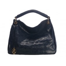Louis Vuitton Monogram Piel de Serpiente Artsy Mm Azul Oscuro