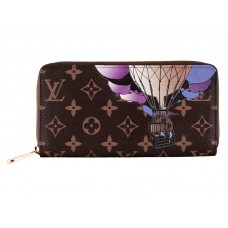 Clip publicitario nostálgico con cremallera y monograma Zippy Illustre de Louis Vuitton
