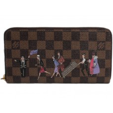 Cartera Louis Vuitton Damier Ebene Zippy Illustre