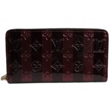 Cartera con cremallera Louis Vuitton Monogram Vernis Stripes Amarante Ray