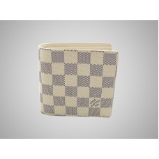 Monedero Louis Vuitton Damier Azur con broche Billford y monedas
