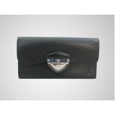 Cartera Louis Vuitton Epi de piel Eugenie - Negra