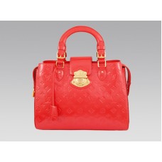 Louis Vuitton Monograma Vernis Melrose Avenue Naranja Atardecer