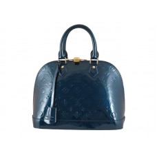 Louis Vuitton Monograma Vernis Alma Azul Medianoche