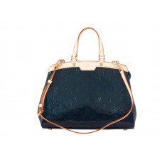 Louis Vuitton Monogram Vernis Brea Mm Azul Medianoche
