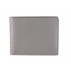 Cartera compacta de piel Taiga de Louis Vuitton color glaciar