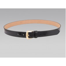 Cinturón negro Monogram Vernis de Louis Vuitton con hebilla dorada