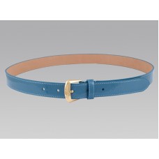 Cinturón Louis Vuitton Monogram Vernis Bleu Galactic con hebilla dorada