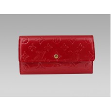 Louis Vuitton Monograma Vernis Porte Trésor Internacional Pomme Damour