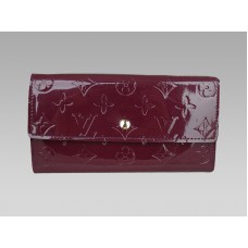 Louis Vuitton Monograma Vernis Porte Trésor Internacional Violette
