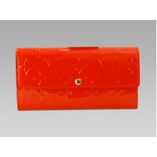 Cartera Louis Vuitton Monogram Vernis Sarah Naranja Atardecer