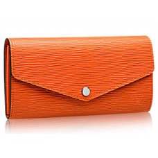 Cartera Louis Vuitton Epi de piel Sarah en color rojo chile