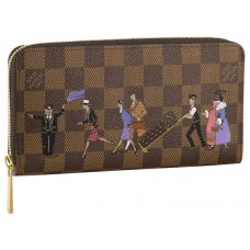 Cartera Louis Vuitton Damier Ebene Zippy Illustre