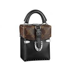Estuche para cámara de lona con monograma de Louis Vuitton, color negro