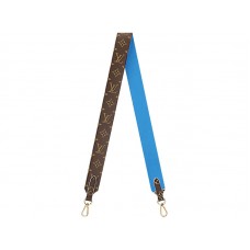 Bolso bandolera de lona con monograma de Louis Vuitton, monograma azul